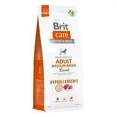 Brit Care Hypoallergenic Adult Medium Breed Lamb sausas maistas šunims su ėriena 3 kg