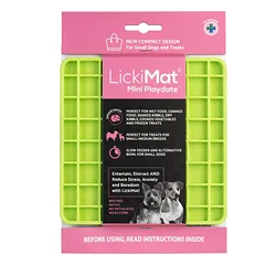 LickiMat Mini Classic Playdate - laižymo kilimėlis mažiems šunims, languotas raštas nuotrauka