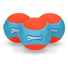 CHUCKIT kamuoliukai šunims, oranžiniai, 3 vnt — 2 nuotrauka