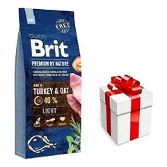Brit Premium By Nature Light 15kg + STAIGMENA ŠUNIUI