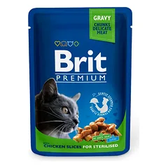 Brit Premium Chicken Slices Sterilised konservai katėms