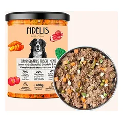 FIDELIS Lamm mit Süßkartoffel, Grünkohl und Apfel (im Glas)