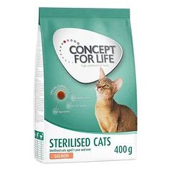 Concept for Life Sterilised Cats su lašiša, sausas maistas katėms, 3 - 4,9 kg — 2 nuotrauka