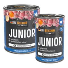 Belcando Junior Poultry with Egg konservai su namine paukštiena ir kiaušiniais jauniems šunims