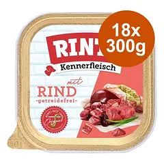 RINTI Kennerfleisch drėgnas maistas šunims, ekonominė pakuotė 18 x 300 g