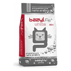 BAZYL Ag+ Compact White 20 L kačių kraikas su nanosidabru