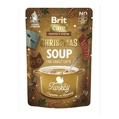 BRIT CARE Cat Soup Christmas sriubų katėms rinkinys 15 vnt x 75 g — 4 nuotrauka