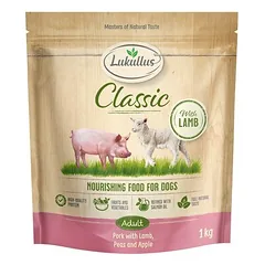 Lukullus Classic su kiauliena ir ėriena, sausas maistas šunims, < 1,4 kg — 3 nuotrauka