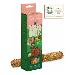 Little One "Green valley" Fully edible grain free stick for small mammals with fruit 180g