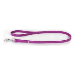 Das Lederband Hundeleine Boston Violet