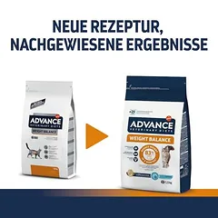 Advance Veterinary Diets Weight Balance sausas maistas katėms, 3 - 4,9 kg — 2 nuotrauka