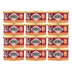 VOSKES Jelly Tuna with Shrimp 12x85 g100% Tunas su krevetėmis želatinoje, papildomas kačių maistas