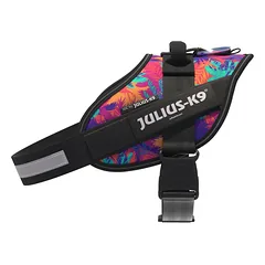 Julius - K9 IDC Powerharness Vibe - šuns pakinktai su atspindinčiomis savybėmis, delno raštas, 3 — 5 nuotrauka