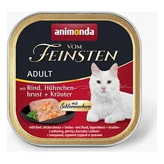 Animonda Cat Vom Feinsten su Schlemmerkern 32 x 100 g drėgnas maistas katėms — 2 nuotrauka