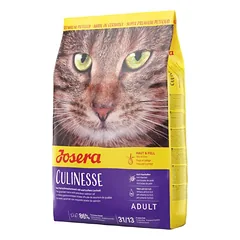 Josera Culinesse su Paukštiena ir Lašiša visavertis Super Premium sausas ėdalas išrankioms katėms, 400 g
