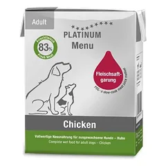 PLATINUM MENU Chicken paštetas šunims su vištiena 375g