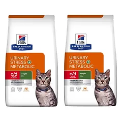 HILL'S Prescription Diet C/D Urinary Stress + Metabolic 6 (2 x 3 kg)