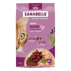 SANABELLE Senior Vištiena 8 kg suaugusiems ir vyresniems katėms