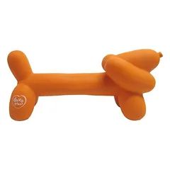 Duvo+ žaislas šunims Latex Balloon Taksas, oranžinis