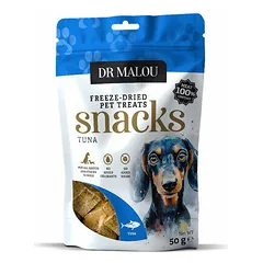 Dr Malou Dog liofilizuoti tuno kubeliai, skanėstai šunims 50 g — 3 nuotrauka