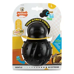 Nylabone Strong Max Cone Chew Beef - patvarus guminis skanėstas žaislas šunims, su jautienos skoniu — 3 nuotrauka