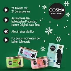 Cosma žieminė Mix Box drėgnas maistas katėms, > 500 g — 2 nuotrauka