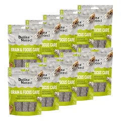 DOLINA NOTECI Smart Chews Brain & Focus Care 10x100g smegenų ir dėmesio funkcijų palaikymas, džiovinti skanėstai šunims