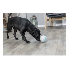 Trixie skanėstų kamuoliukas šunims, plastikas, pilkas, ø 11 cm — 3 nuotrauka