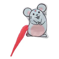 Trixie “Pelė” audinio žaislas katėms su katžole, 7.5 cm, 1 vnt. — 4 nuotrauka