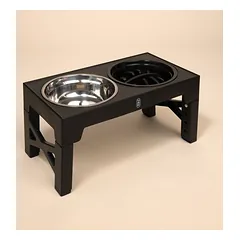 TIAKI 4-fach höhenverstellbarer Doppelnapf
