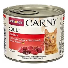ANIMONDA Cat Carny Adult skonis: jautiena 200g x6