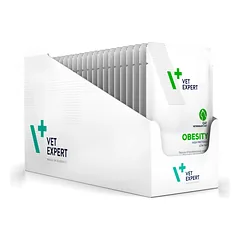 VETEXPERT Obesity Cat – šlapias veterinarinis maistas katėms, 12x100 g