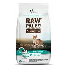 Raw Paleo Sterilised Cat with chicken, tuna and salmon 2 kg