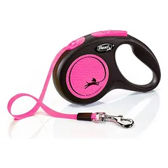 flexi New Neon Gurt-Leine pink, 5 m