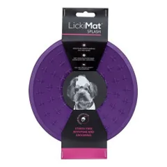 Laižymo kilimėlis LickiMat Dog Splash, violetinis