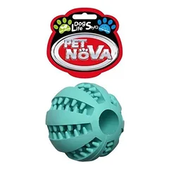 PET NOVA DOG LIFE STYLE Superdental Baseball 5cm mėtų spalvos, mėtų skonio
