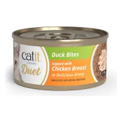 Catit Cuisine Duet konservai katėms su antiena ir vištiena, 75 g