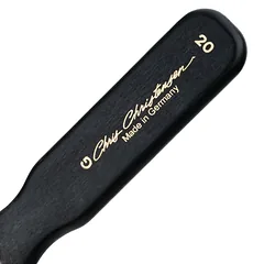 Chris Christensen ovalus smeigtukų šepetys - elegantiškas šepetys su paauksuotais smeigtukais, ilgiems ir šilkiniams plaukams, Gold / 20mm — 2 nuotrauka