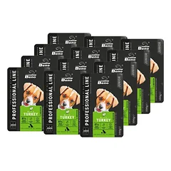 SUPER BENO Junior visų veislių šuniukų paketėlis su kalakutiena 12x100g