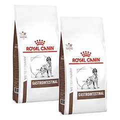 ROYAL CANIN VET Dog Gastro Intestinal sausas šunų pašaras, skirtas virškinimo trakto sutrikimams gydyti, 2 x 15 kg