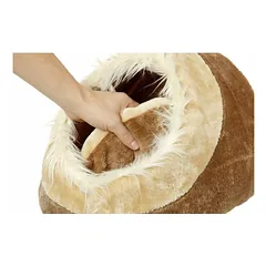 Flamingo guolio dėžė katėms brown&beige, 40x40x28 cm — 2 nuotrauka