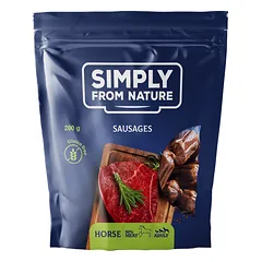 SIMPLY FROM NATURE Natūralios dešros su arklienos mėsa 200 g