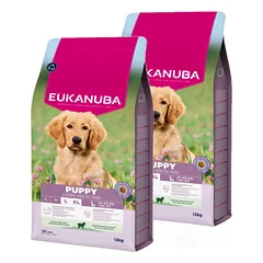 EUKANUBA Puppy&Junior Lamb&Rice Large Breeds 2x12kg 