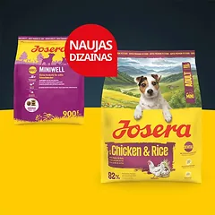 Josera Mini Chicken and Rice sausas pašaras mažų veislių šunims su paukštiena, 900 g — 3 nuotrauka