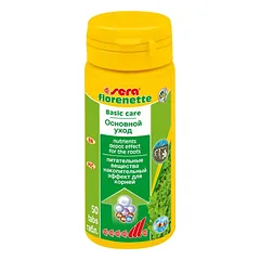 Sera Florenette A aquarium fertilizer for plants that absorb nutrients through the root system, with iron and minerals, 50 tablets