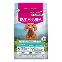Eukanuba Dog All Breeds Adult Mono Protein su ėriena, sausas maistas šunims 2,3 kg