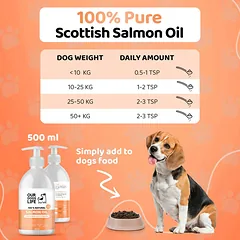 DOGSLIFE Salmon Oil lašišų aliejus šunims, 1000 ml — 5 nuotrauka
