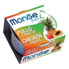 Monge Fruit konservai su vištiena ir vaisiais katėms