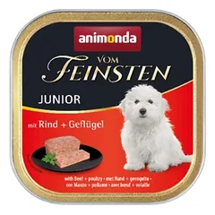 ANIMONDA Vom feinsten paštetas šuniukams 150 g jautienos + paukštienos