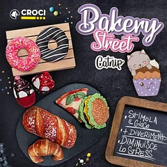 Croci Bakery Street Croissant su katžole, žaislas katėms, 1 vnt. — 5 nuotrauka